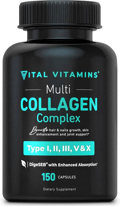 Vital Vitamins Collagen for Women & Men - 150 Capsules