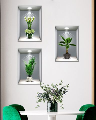 (3in1)3D Wall Decor .