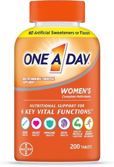 ONE A DAY Women’s Daily Multivitamin - 200 Tablets