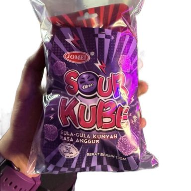 SOUR KUBE GULA-GULA KUNYAH ( 10 Pcs ) 