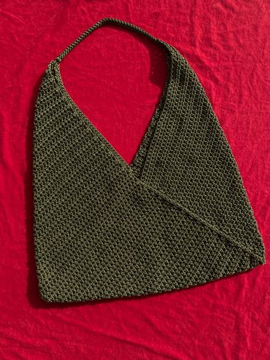 Crochet shoulder bag