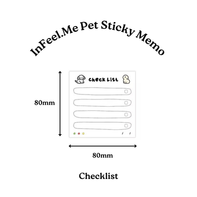 InFeel.Me Pet Sticky Memo