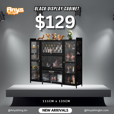 Black display Cabinet