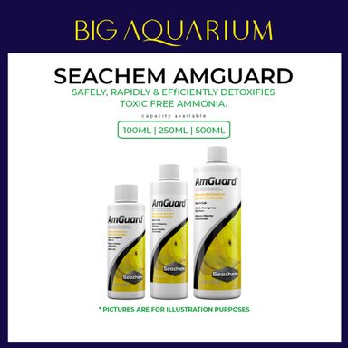 Seachem AmGuard - Ammonia Remover Am Guard ( 100ml / 250ml  / 500ml )