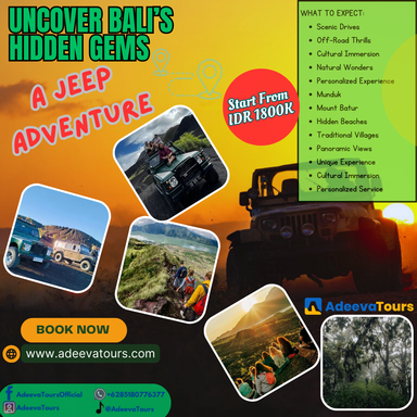 Uncover Bali’s Hidden Gems: A Jeep Adventure