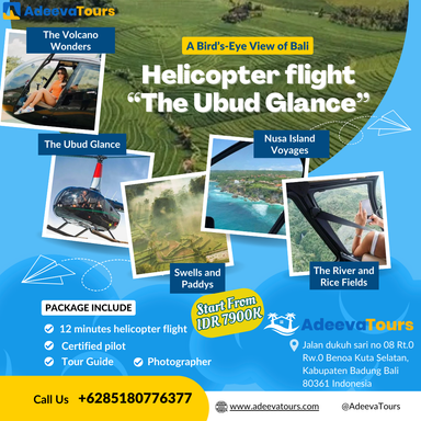 A Bird’s-Eye View of Bali: Helicopter Tour from Ubud