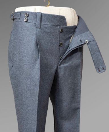 Grey adjustable trouser