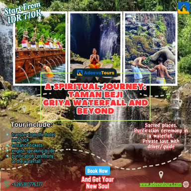 A Spiritual Journey: Taman Beji Griya Waterfall and Beyond