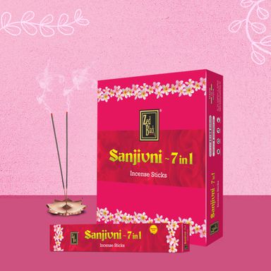 Zed Black  Sanjivni 7 in 1 Premium Incense Sticks (dozen)