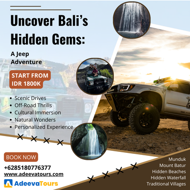 Uncover Bali’s Hidden Gems: A Jeep Adventure