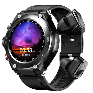 Nouveau T92 Hommes Femmes Montre Intelligente Avec Écouteurs Casque Bluetooth Smartwatch Avec Haut-Parleur Tracker Moniteur de Fréquence Cardiaque Montre De Sport