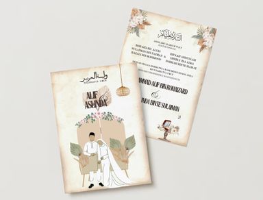 A5 Invitation Cards