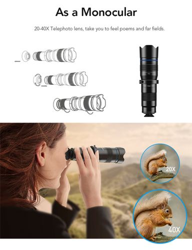 Professional Mobile Telephoto Lens