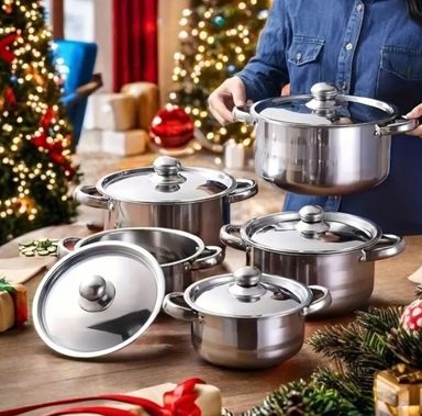 8pcs Stainless steel Cooking Set