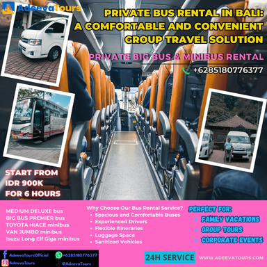 Private Bus Rental in Bali: A Comfortable and Convenient Group Travel Solution