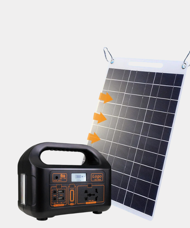 150W Portable Solar Power Station with 30W Solar Panel