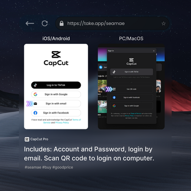 CapCut Pro Accounts