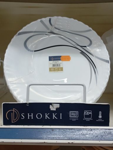 SHOKKI GLASS PLATE 6 PCS 