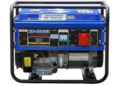 Generator de curent electric ECO Fubag. Benzina. AVR. 6.5 kW. 400/ 230 V. 420 cm3. 84 kg.