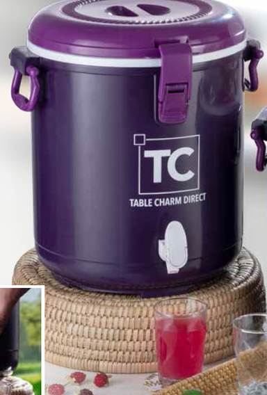 Food Warmer/Cooler Dispenser Purple - 20Lt