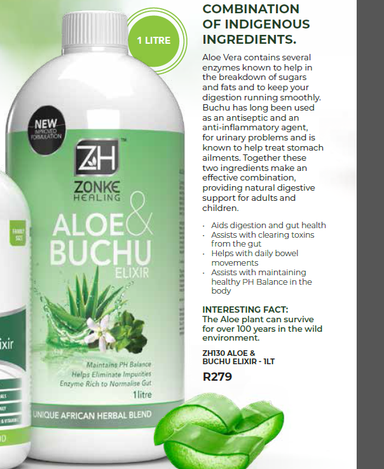 Aloe & Buchu Elixir  - 1Lt