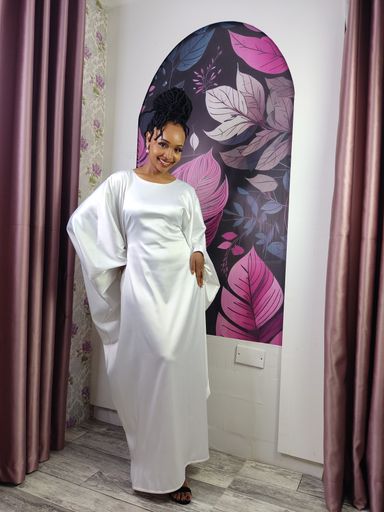 White Modest Luxury Kaftan 