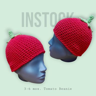 [INSTOCK] 3-6 mos. Tomato Beanie