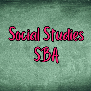 Social Studies SBA