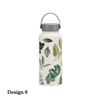 1L Printed Stainless Steel Bottle