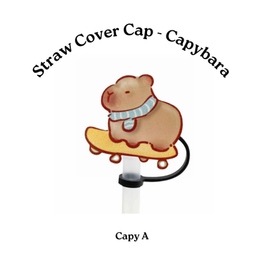 Straw Cover Cap - Capybara