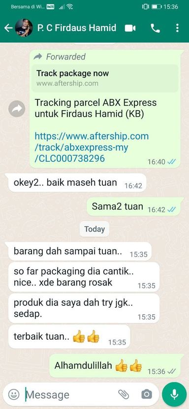 Testimoni Pelanggan