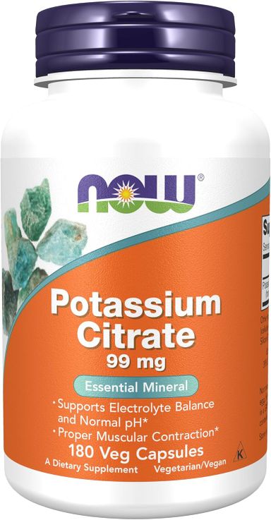 NOW POTASSIUM CITRATE CAPS  180 VCAPS