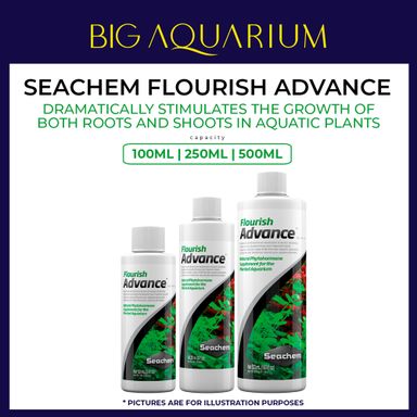 Seachem Flourish Advance - Mineral for Planted Aquarium 100ML / 250ML / 500ML