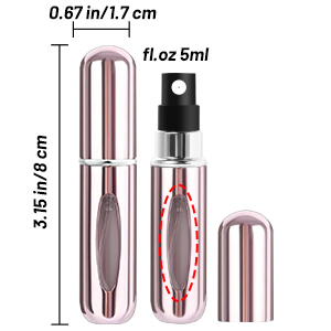 بخاخ عطور صغير قابل للتعبئة بسعة 5 مل
