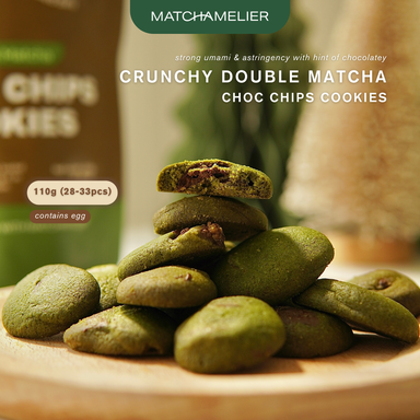 Matcha Crunchy Cookies