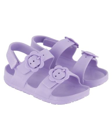 Junior Double Strap Slides - Lavender - NEW