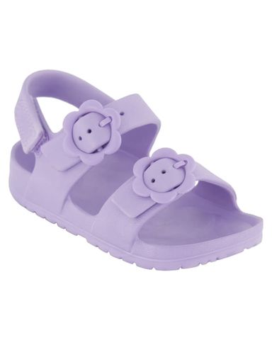 Junior Double Strap Slides - Lavender - NEW