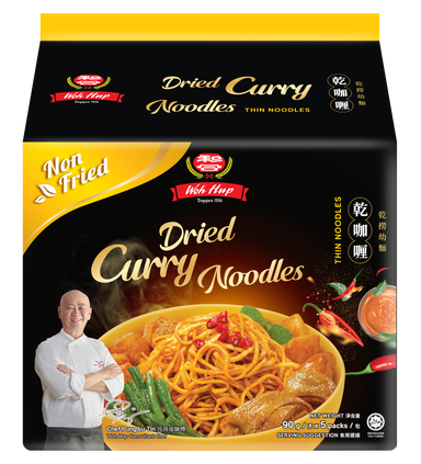 Woh Hup Dried Curry Noodles - 5x90g