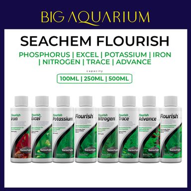 Seachem Flourish Phosphorus | Excel | Potassium | Iron | Nitrogen | Trace | Advance ( 100ml 250ml 500ml )