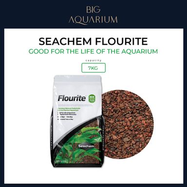 Seachem Flourite - Premium natural gravel for the planted aquarium (3.5KG / 7KG)