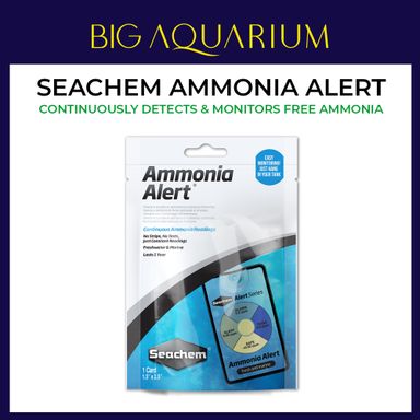 Seachem Water Testing Aquarium Aquascape Fish ( Ammonia Alert / Alert Combo / pH Alert ) Seachem Sensor Technology