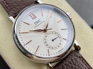 IWC Portofino Automatic White and Brown