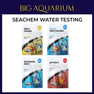 Seachem Water Testing Aquarium Aquascape Fish ( Ammonia Alert / Alert Combo / pH Alert ) Seachem Sensor Technology