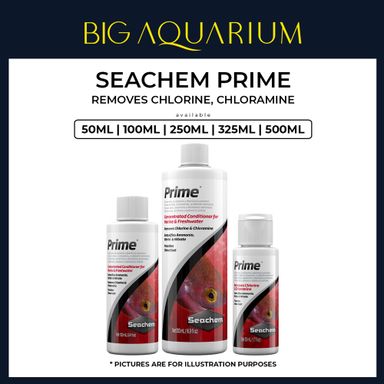 Seachem Prime - Removes Chlorine Chloramine Ammonia Nitrite Nitrate Anti Chlorin