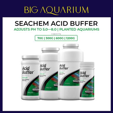 Seachem Acid Buffer - Adjusts pH to 5.0 - 8.0 ( 70G / 300G / 600G / 1.2KG )