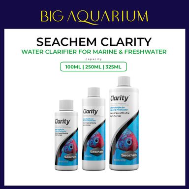 Seachem Clarity - Clear all types of clouding ( 100ml / 250ml / 325ml )