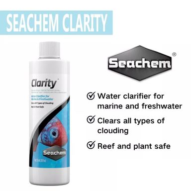 Seachem Clarity - Clear all types of clouding ( 100ml / 250ml / 325ml )