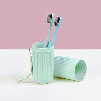 Capsule shape Toothbrush/Toothpaste case 