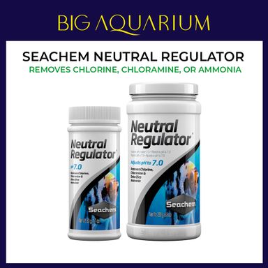 Seachem Neutral Regulator Anti Chlorine pH Buffer Adjust (50g / 250g)