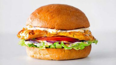 Honey Mustard Grilled Chicken Burger